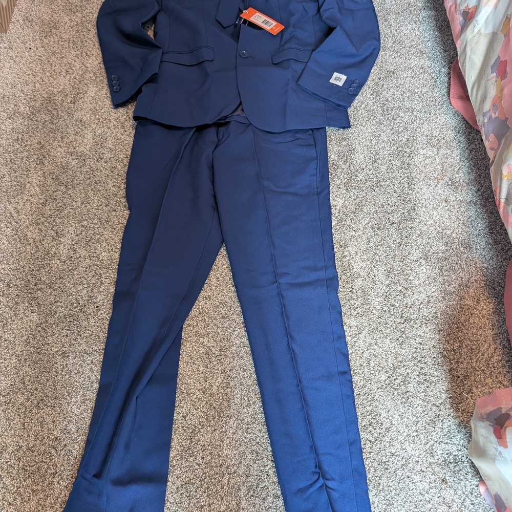 OppoSuits Navy Blue Boys' Suit - Picture 5 of 11